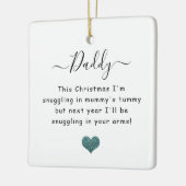 Kerstmis van de bump-dad om te worden keramisch ornament (Links)