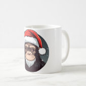 Kerstmis van de chimpansee koffiemok (Voorkant rechts)