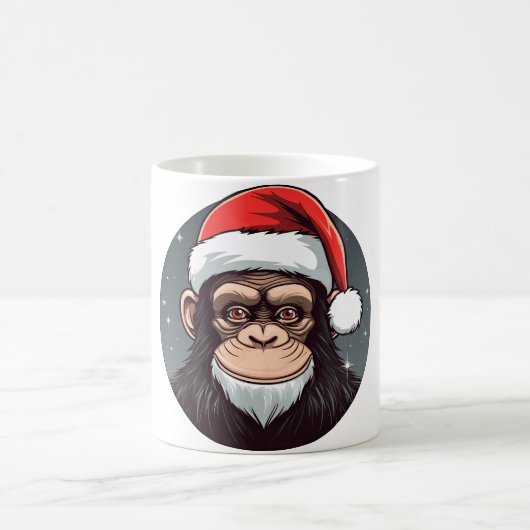 Kerstmis van de chimpansee koffiemok (Center)