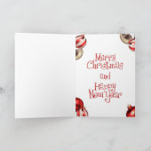 Kerstmis van de cocker-spaniël feestdagen kaart (Binnen)