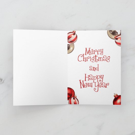 Kerstmis van de cocker-spaniël feestdagen kaart (Binnen)