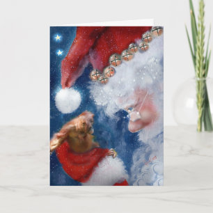 Kerstmis van de Dieren van de Liefdes van de Feestdagen Kaart