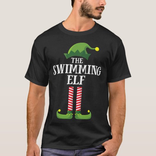 Kerstmis van de Elf Matching Familie drink T-shirt (Voorkant)