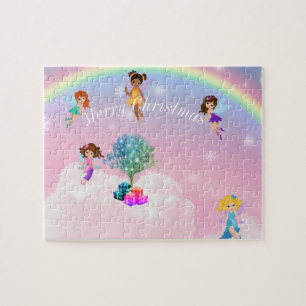 Kerstmis van de feeën legpuzzel