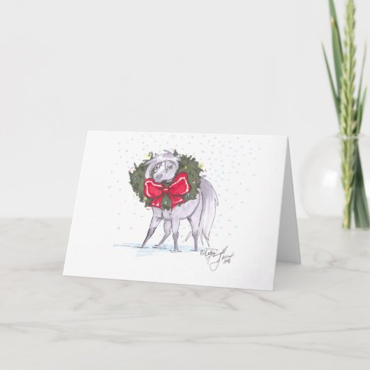 Kerstmis van de grappige Kant juicht toe Feestdagen Kaart (Voorkant)