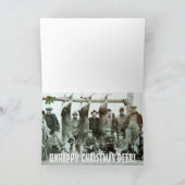 Kerstmis van de jacht feestdagen kaart (Binnen)