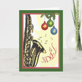 Kerstmis van de Jazz van New Orleans van de Feestdagen Kaart