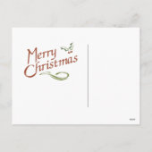 Kerstmis van de kathedraal feestdagenkaart (Achterkant)