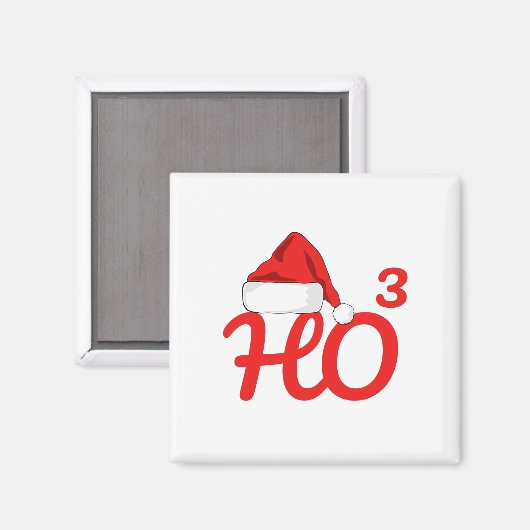 Kerstmis van de kerstman magneet (Voorkant / Achterkant)