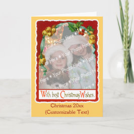 Kerstmis van de Klokken van het kenwijsje wenst Feestdagen Kaart