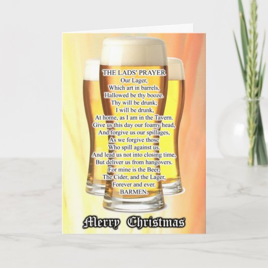 Kerstmis van de knul feestdagen kaart (Voorkant)