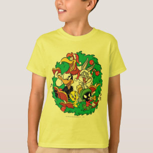 Kerstmis van de LOONEY TUNES™-groep T-shirt