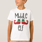 Kerstmis van de Middelste Elf T-shirt (Voorkant)