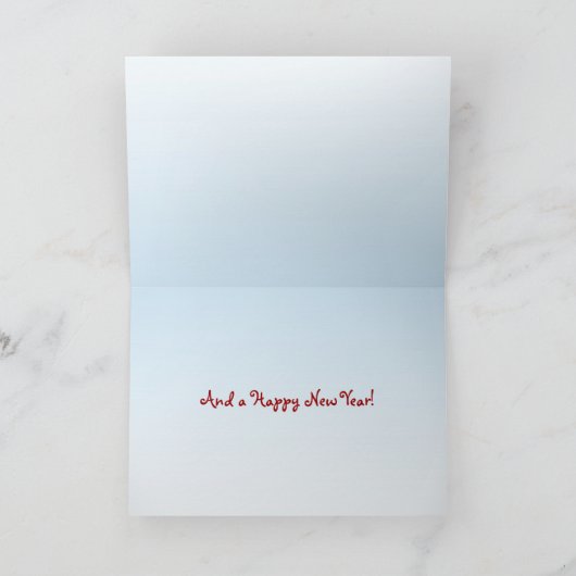 Kerstmis van de Mus van de boom Feestdagen Kaart (Binnen)