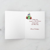 Kerstmis van de Opmaker van het Haar van de pret Feestdagen Kaart (Binnen)