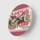 Kerstmis van de Pruim van de Suiker van de Ronde Klok (Hoek)