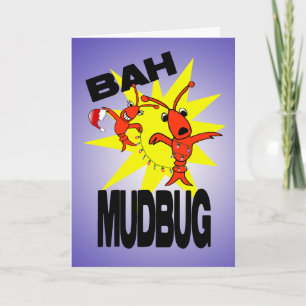 Kerstmis van de Rivierkreeften van Mudbug Humbug Feestdagen Kaart