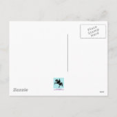 Kerstmis van de saxofoon feestdagenkaart (Achterkant)