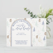 Kerstmis van de Scandinavische bomen uit het New H Aankondiging (Staand voorkant)