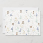 Kerstmis van de Scandinavische bomen uit het New H Aankondiging (Achterkant)