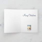 Kerstmis van de Schuur van de winter Feestdagen Kaart (Binnen)