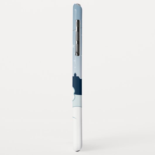 Kerstmis van de sneeuwman & van de Kous Case-Mate iPhone Case (Achterkant/links)