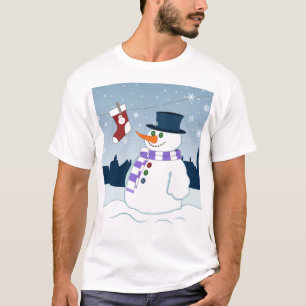 Kerstmis van de sneeuwman & van de Kous T-shirt