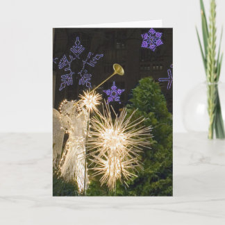 Kerstmis van de Stad van New York Feestdagen Kaart