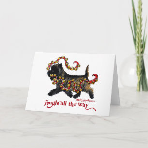 Kerstmis van de Steenhoop van het kenwijsje Feestdagen Kaart
