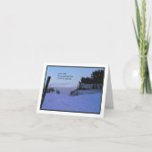 Kerstmis van de Ster van de ochtend Feestdagen Kaart (Voorkant)