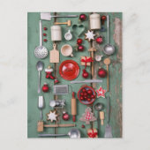 Kerstmis van de Stijl van het land Feestdagenkaart (Voorkant)