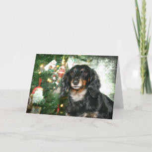 Kerstmis van de tekkel feestdagen kaart
