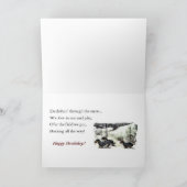 Kerstmis van de tekkel feestdagen kaart (Binnen)