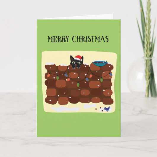 Kerstmis van de tennisschoen feestdagen kaart (Voorkant)