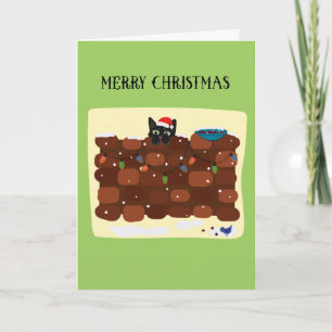 Kerstmis van de tennisschoen feestdagen kaart