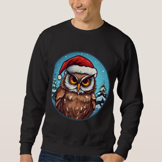 Kerstmis van de uilen trui (Voorkant)