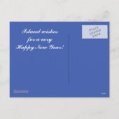 Kerstmis van de Veerboot van de Haven van de Feestdagenkaart (Achterkant)