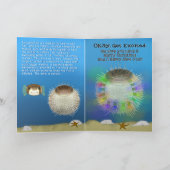 Kerstmis van de Vissen van de Kogelvis van het Kaart (Binnen)