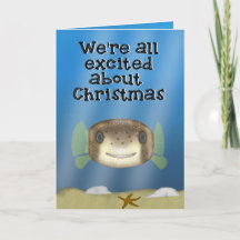 Kerstmis van de Vissen van de Kogelvis van het