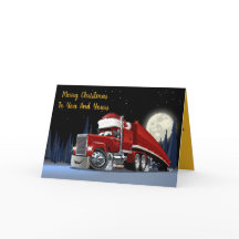 Kerstmis van de Vrachtwagen van de kerstman Semi