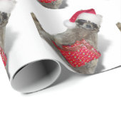 Kerstmis van de wasbeerbandiet Santa Cadeaupapier (Rol Hoek)