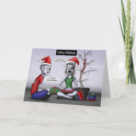 Kerstmis van de Zombie Feestdagen Kaart