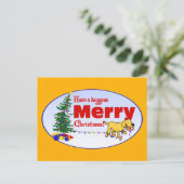 Kerstmis van Doggone | Briefkaarten (Staand voorkant)