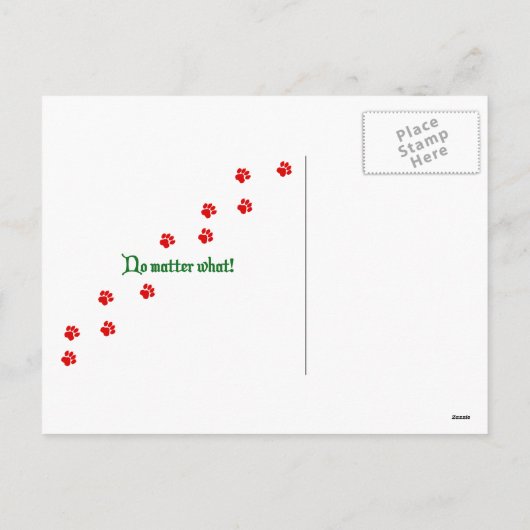 Kerstmis van Doggone | Briefkaarten (Achterkant)