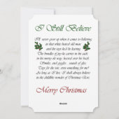 Kerstmis van Frise van Bichon Feestdagenkaart (Achterkant)