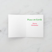 Kerstmis van Goldendoodle Feestdagen Kaart (Binnen)