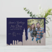 Kerstmis van Gorsky 2016 Feestdagenkaart (Staand voorkant)