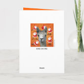 Kerstmis van het Design van YouBeaut van de Douane Feestdagen Kaart (Achterkant)