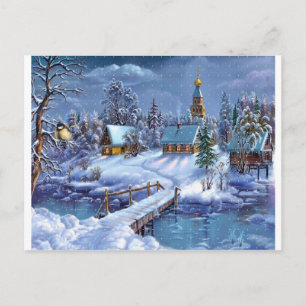 Kerstmis van het dok feestdagenkaart