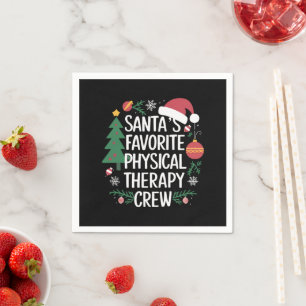 Kerstmis van het favoriete fysiotherapie team van  servet